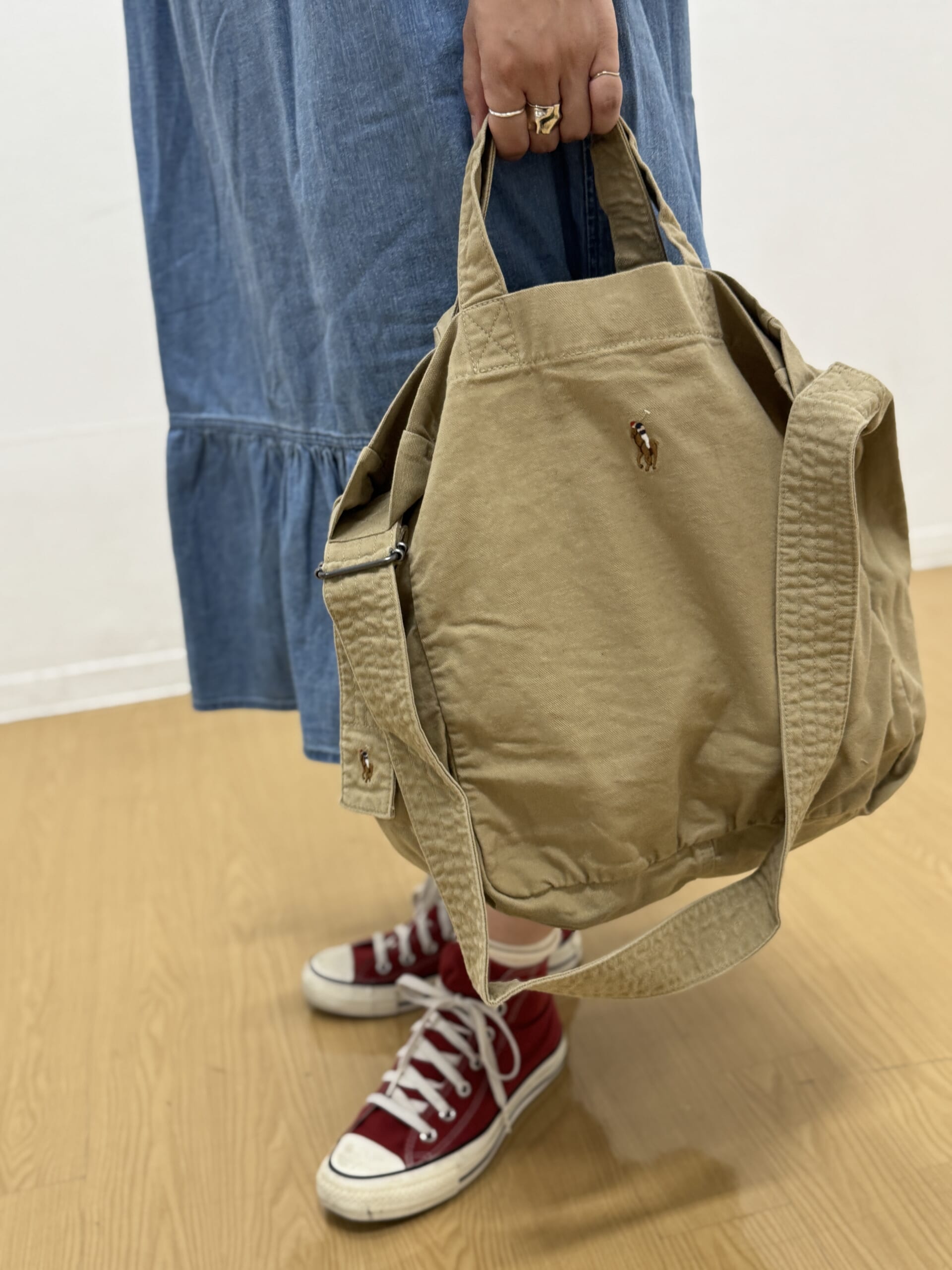 POLO RALPH LAUREN
COTTON CANVAS SHOPPER TOTE
￥16,500