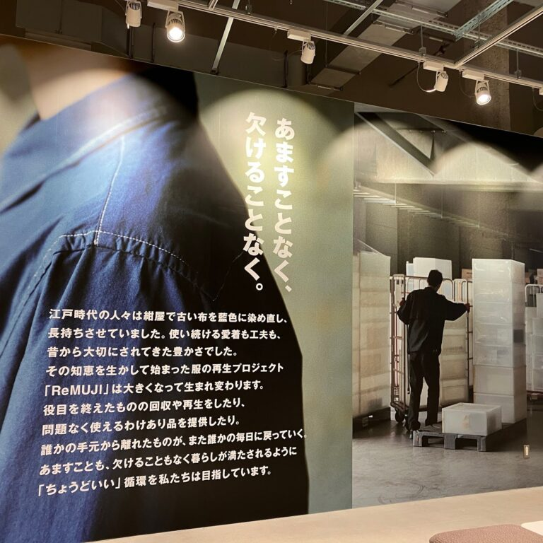 「無印良品 イオンモール橿原」Re MUJI看板