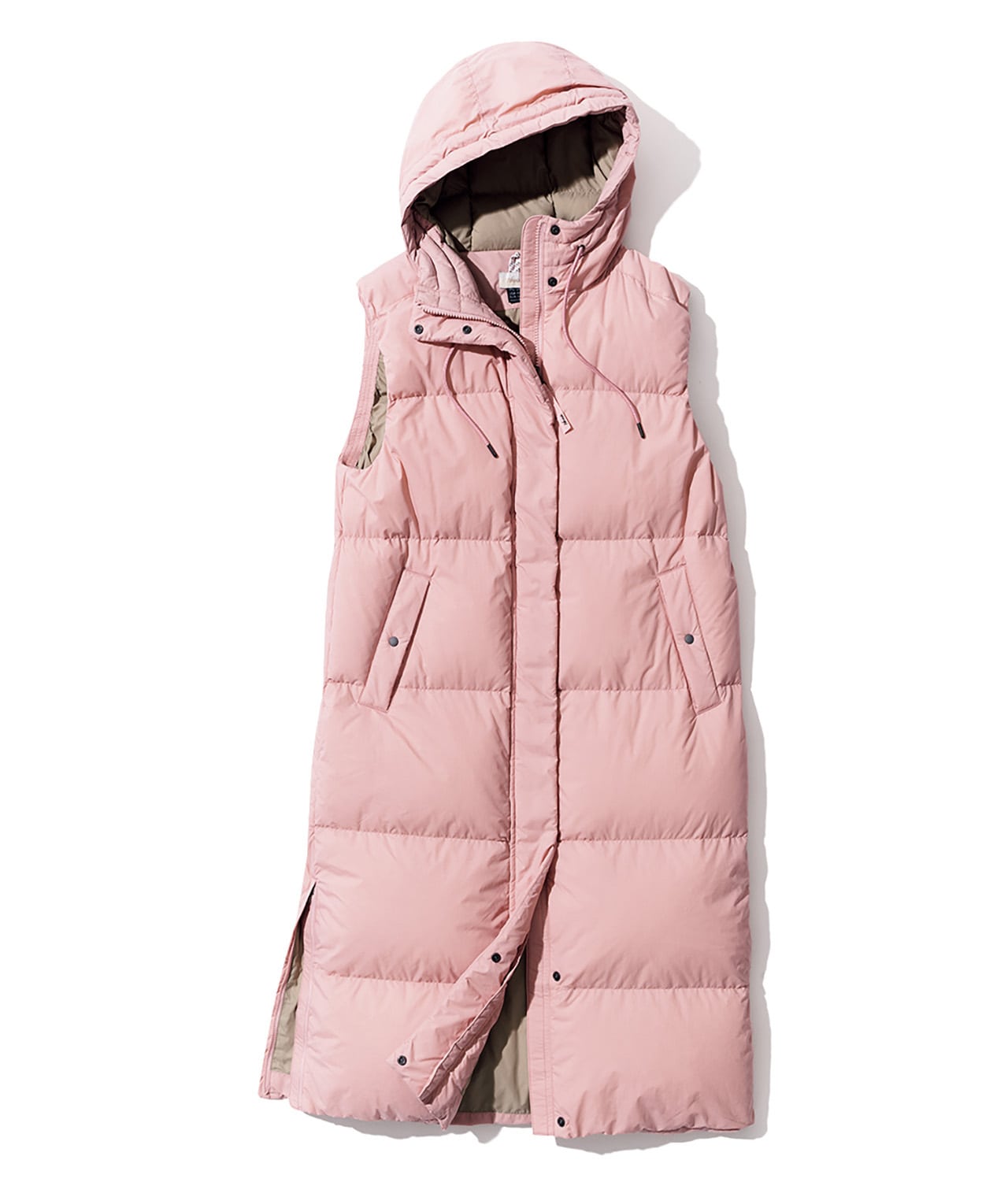 LONG DOWN VEST PARKA W