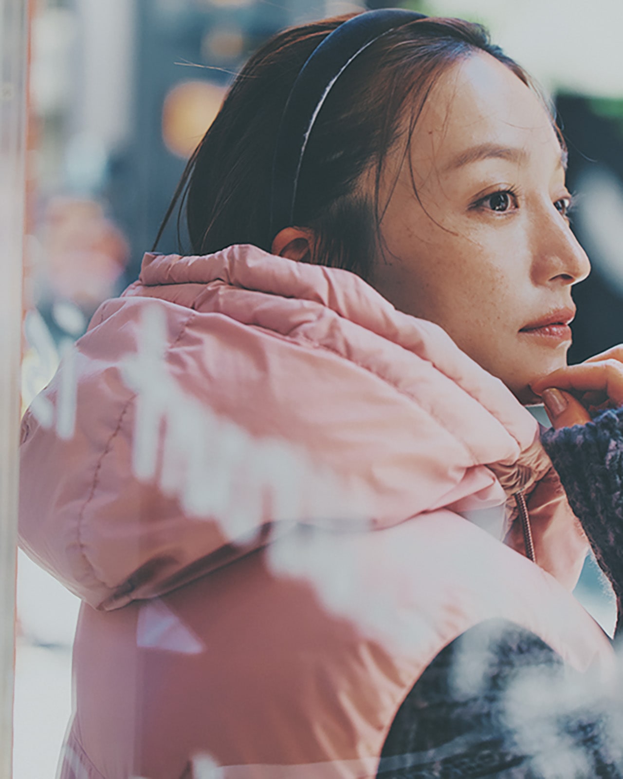 LONG DOWN VEST PARKA W着用イメージ3