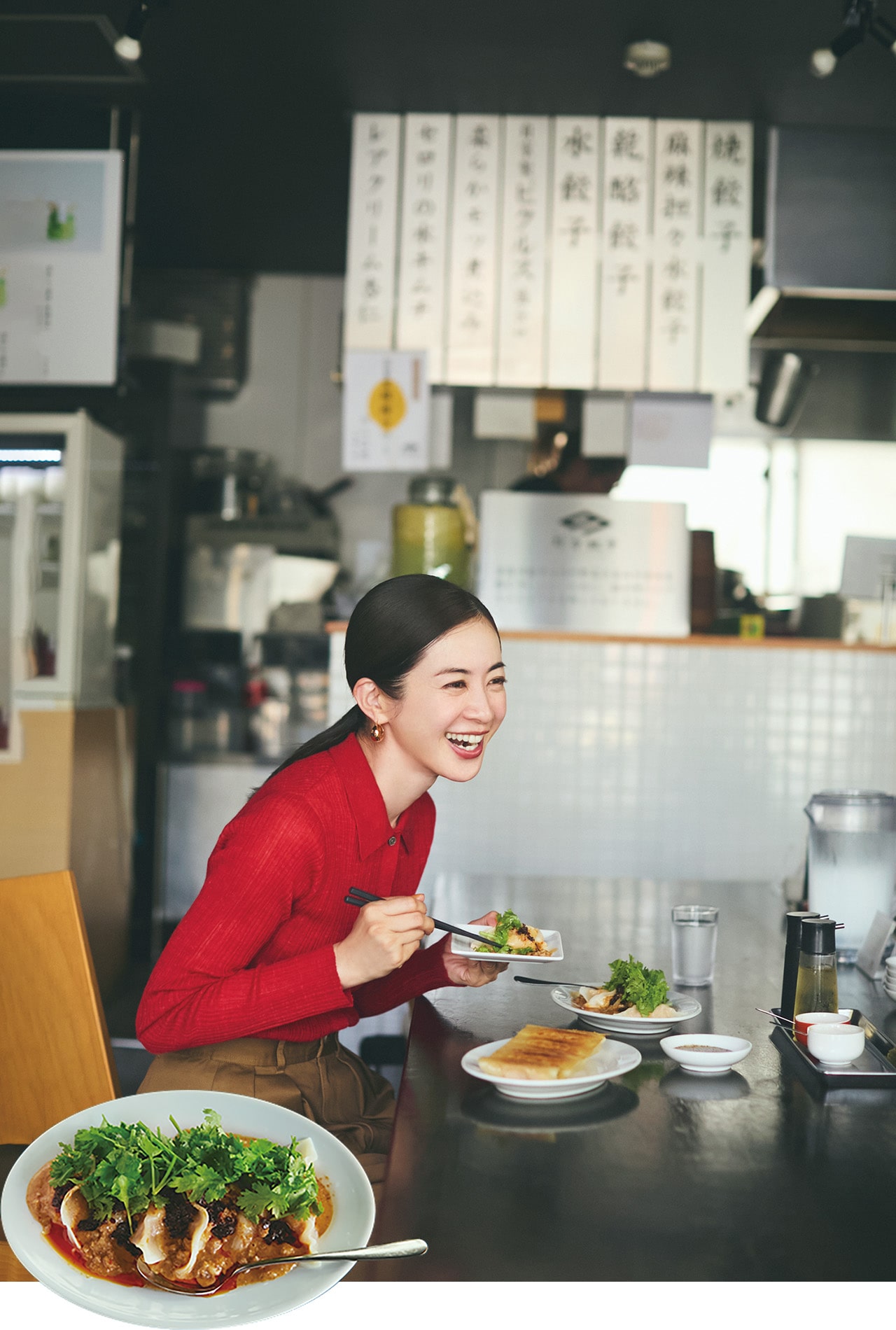野方餃子 本店 高垣麗子さん
