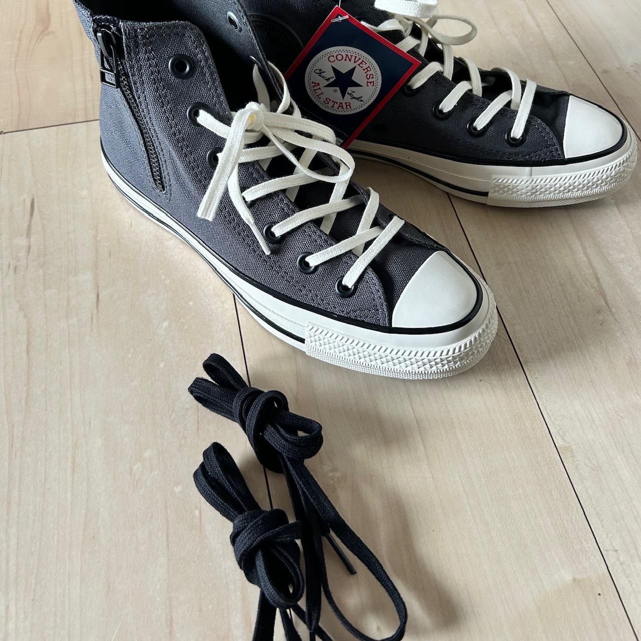 CONVERSE×SINME コラボ スニーカー ブラック シューズ　コンバース SINMESINME×☆CONVERSE®コラボレーションシューズブラック