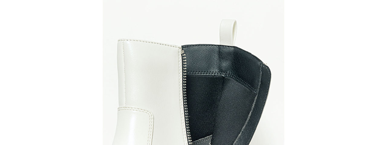 足あたりが柔らかなライニング