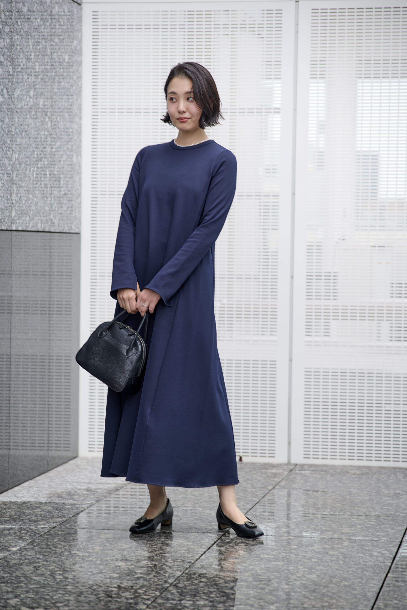 Demi-Luxe BEAMS (デミルクス ビームス)　: スーパーシンプルドレス.M
シンプルワンピース