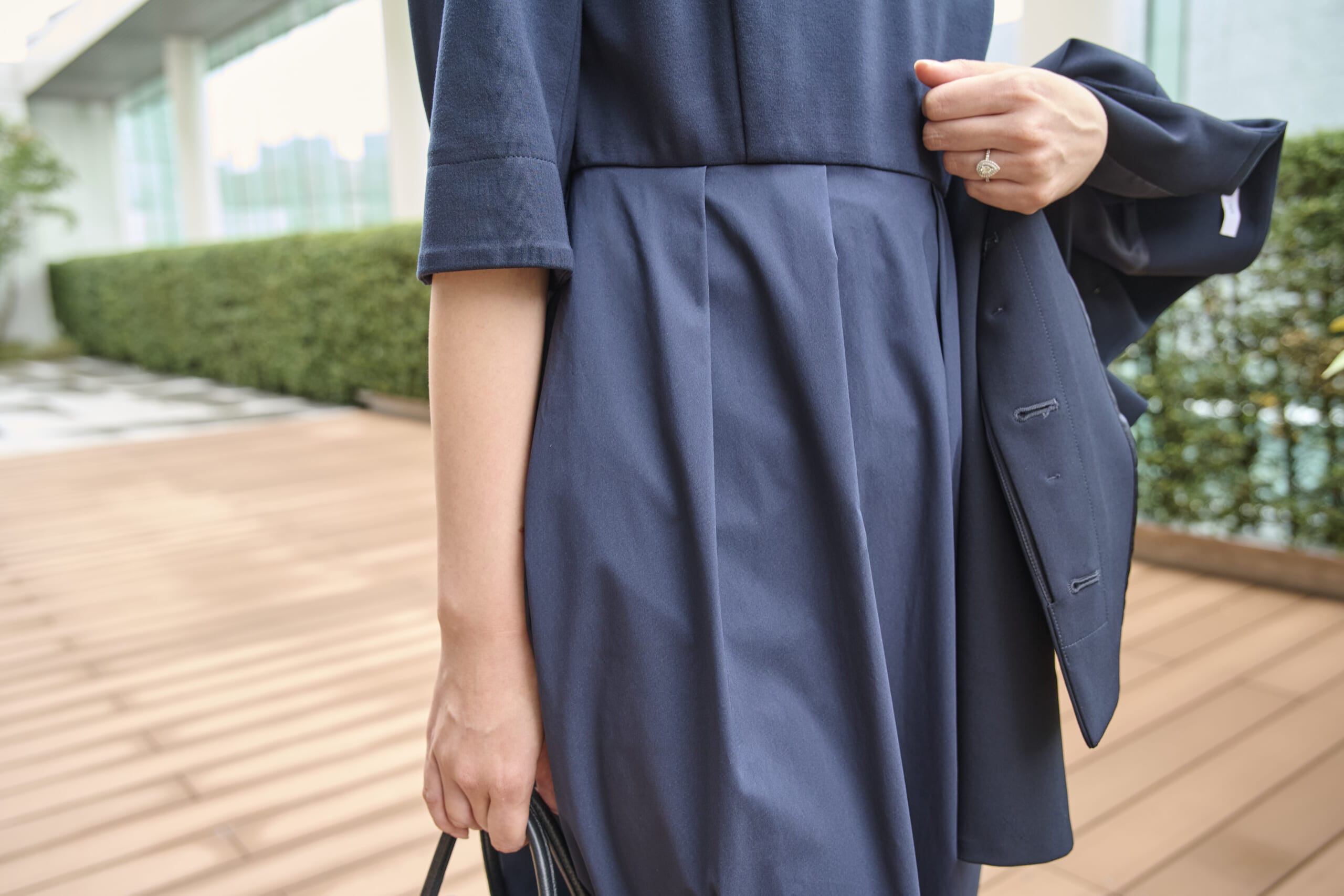 撥水加工ワンピース　