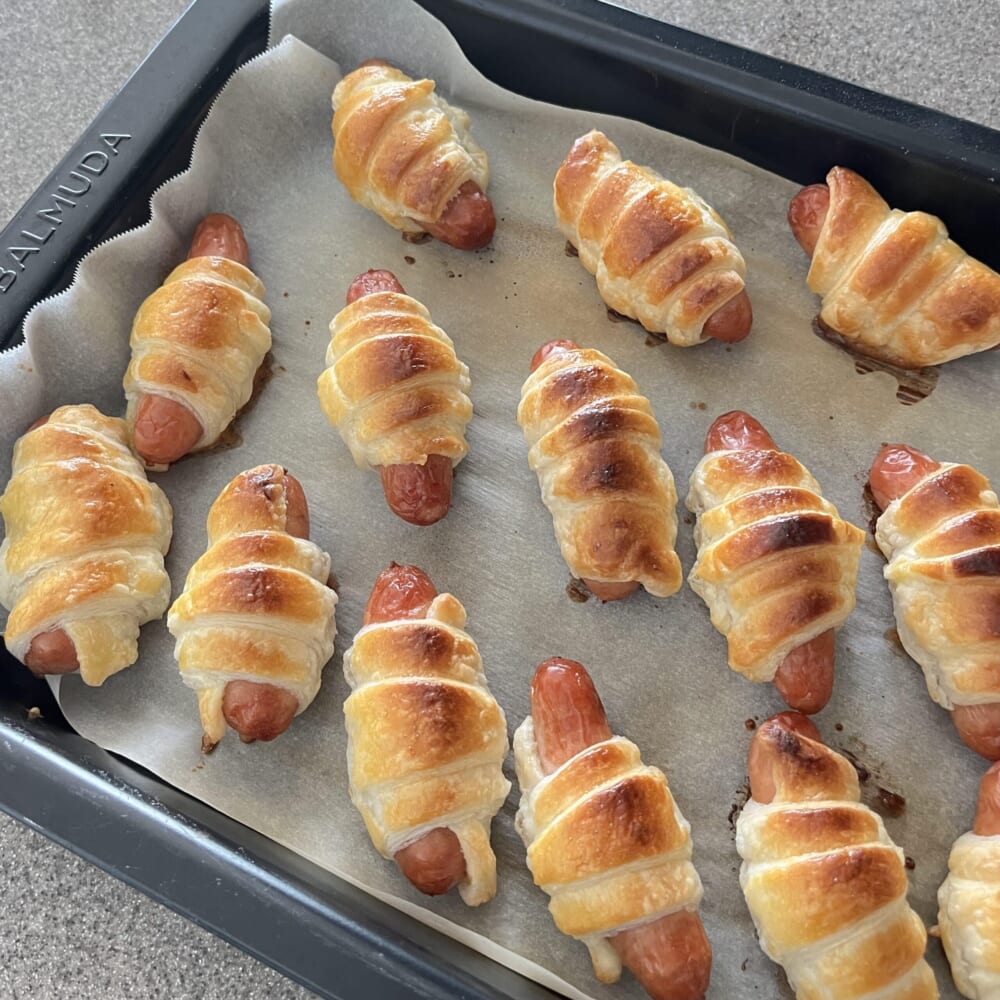 運動会　お弁当　ソーセージパイ