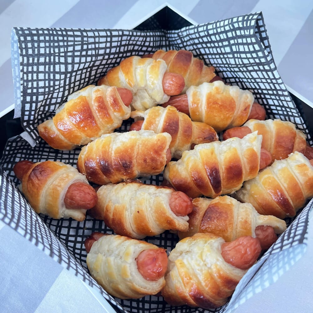 運動会　お弁当　ソーセージパイ