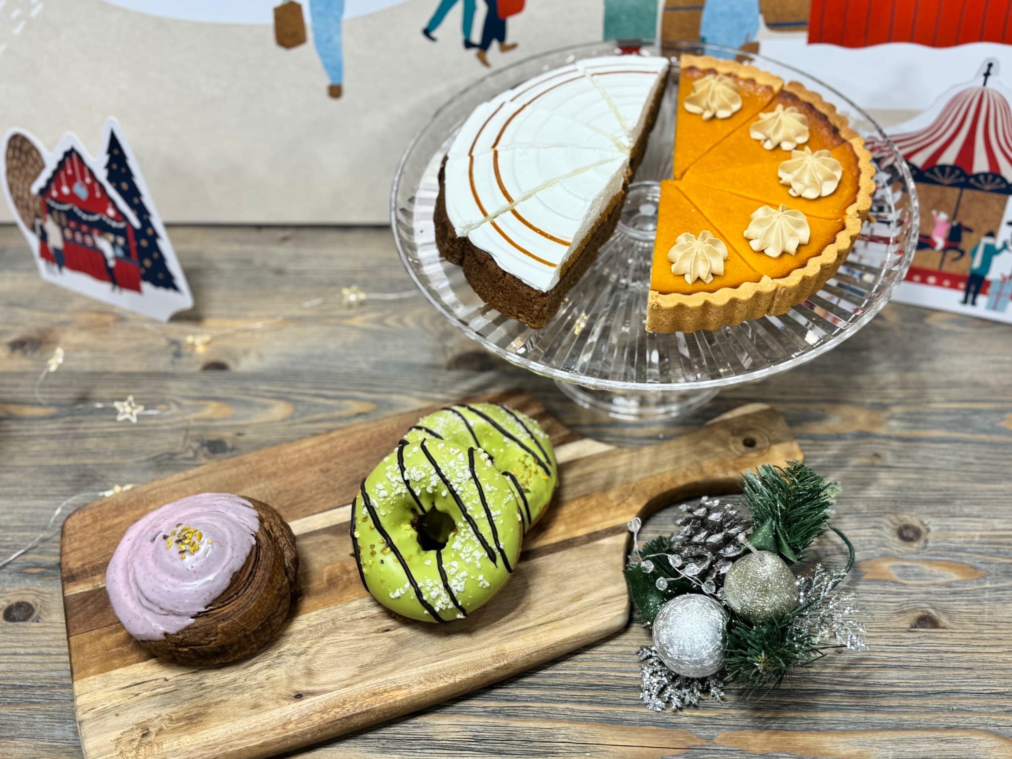 タリーズ2025ホリデーフードメニュー集合