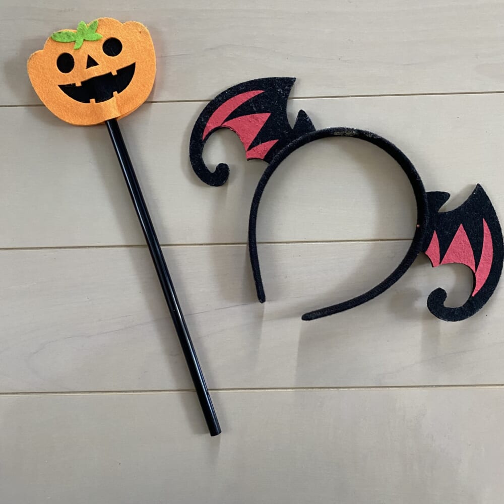 ハロウィン　セリア　仮装