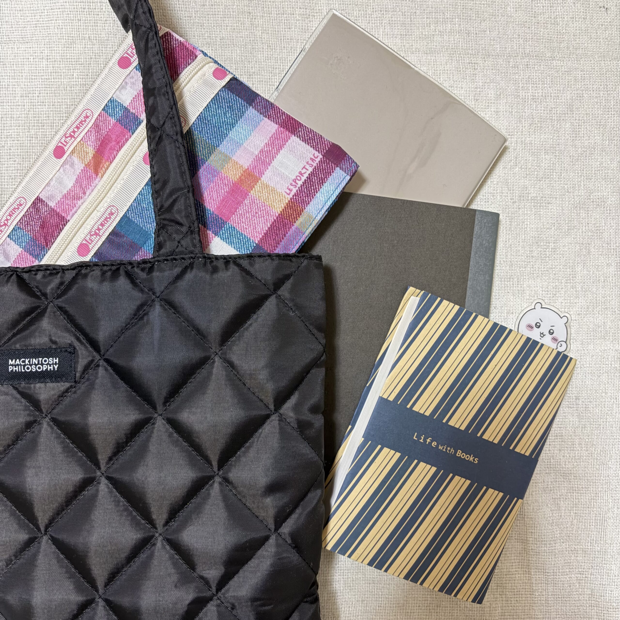 マッキントッシュ フィロソフィー 洗練ブラウンキルティングトート