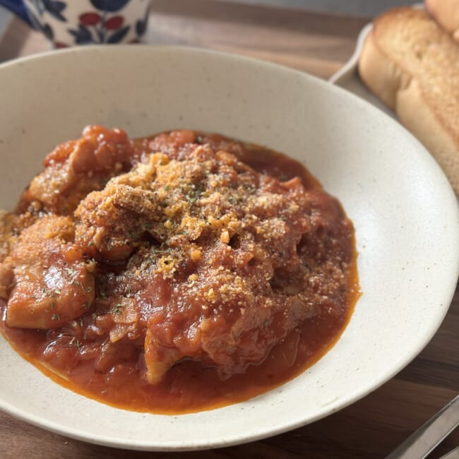 【LEE11月号】コウケンテツさんの「チキンのうま味トマト煮」を作ってみた