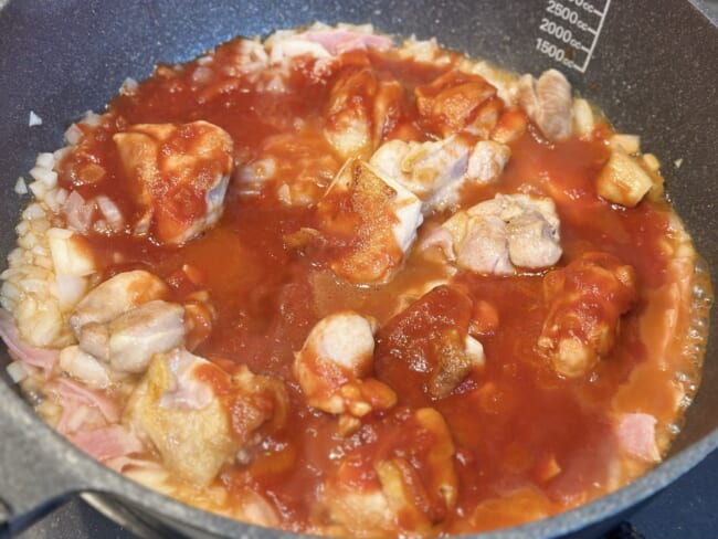 【LEE11月号】コウケンテツさんの「チキンのうま味トマト煮」を作ってみた