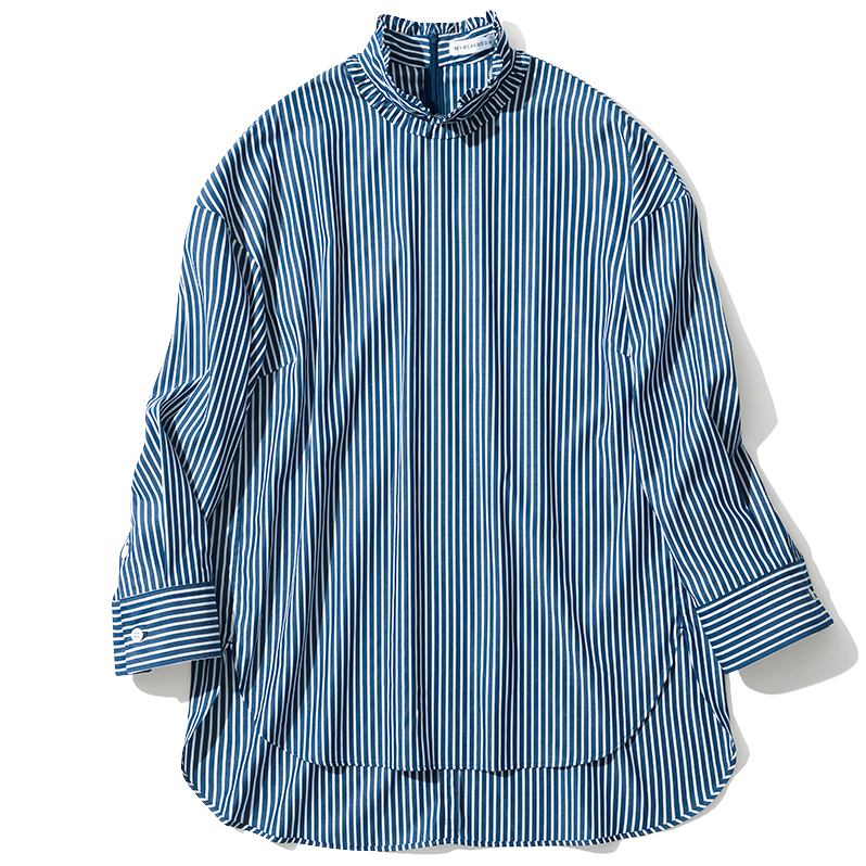 LEE限定 MY WEAKNESS(マイ ウィークネス)【洗える】Shaun Shirt /フリルネック プルオーバーシャツ