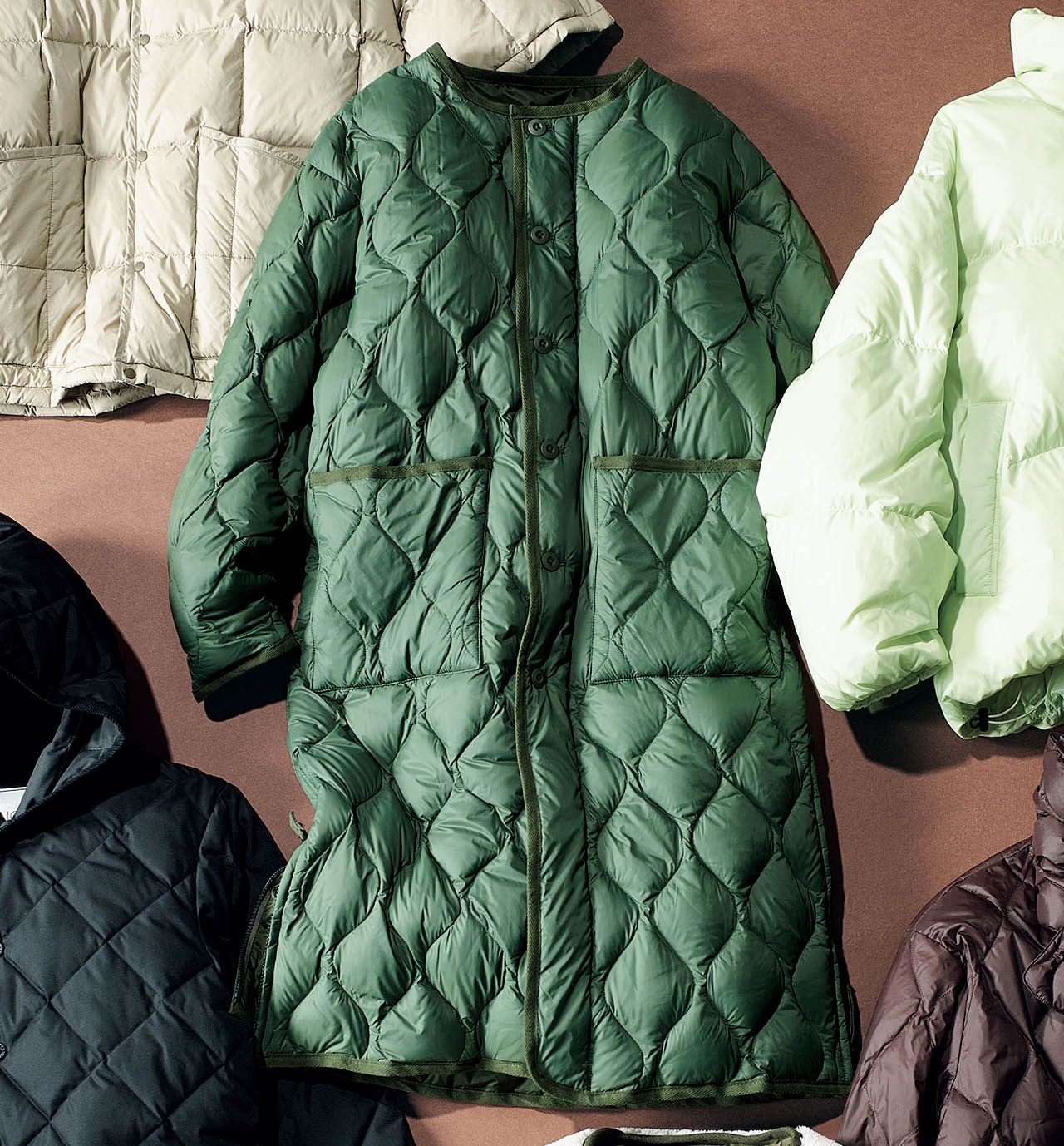 TAION×B:MING by BEAMSリバーシブル ダウン ロングコート