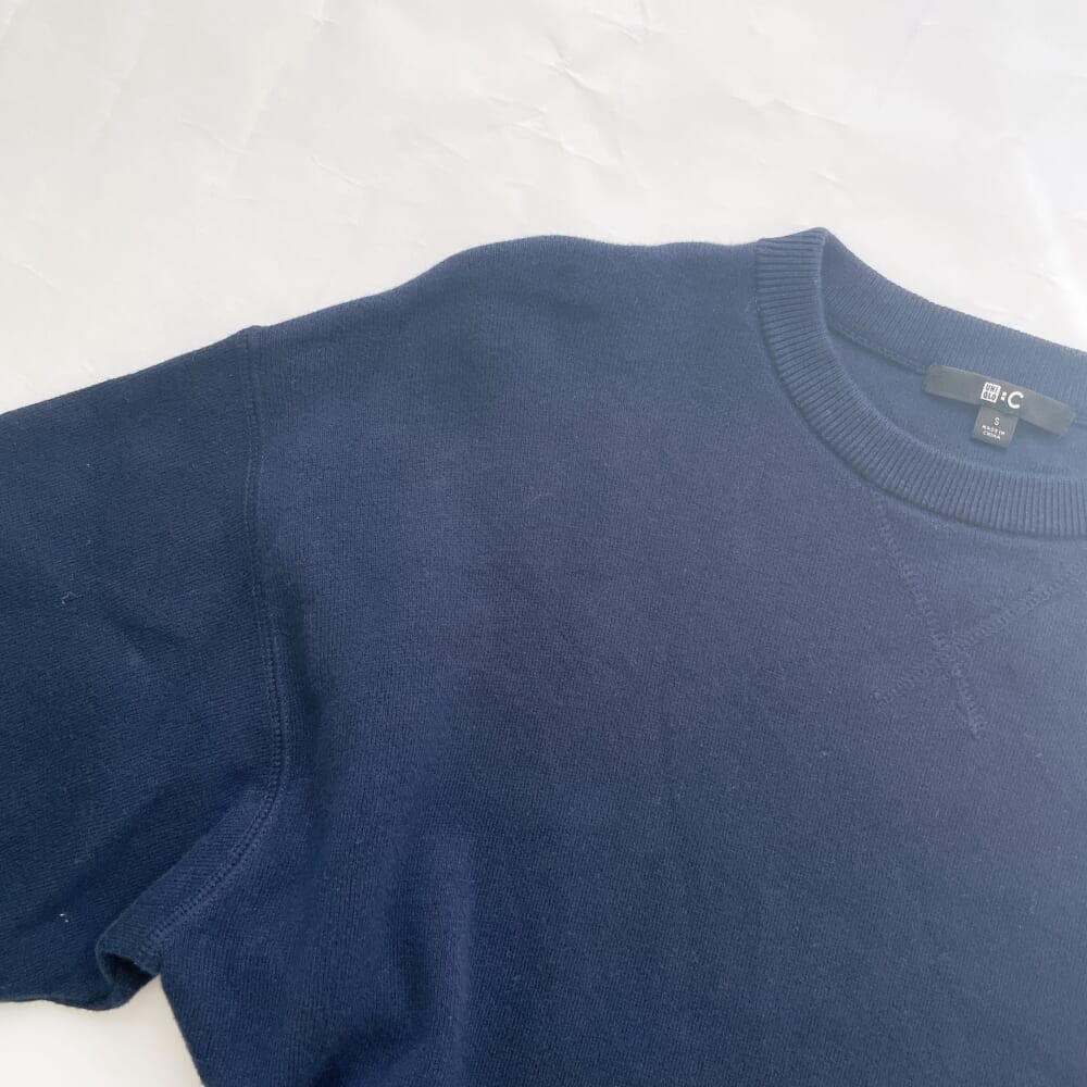 UNIQLO　スムースコットンクルーネックセーター