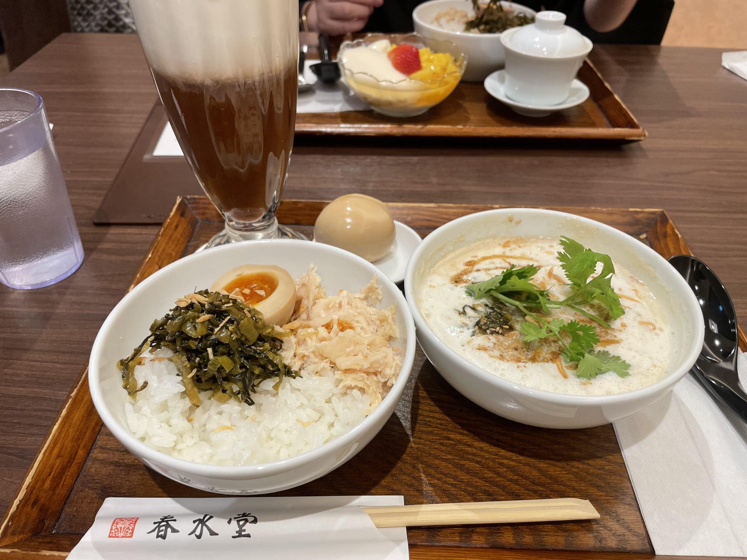 春水堂での台湾モーニング