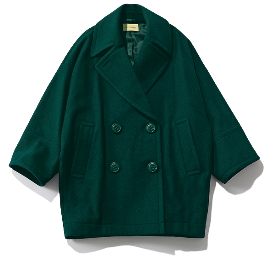 LEE DAYS限定 Curensology(カレンソロジー)【五明祐子さんコラボ】メルトンコクーンピーコート