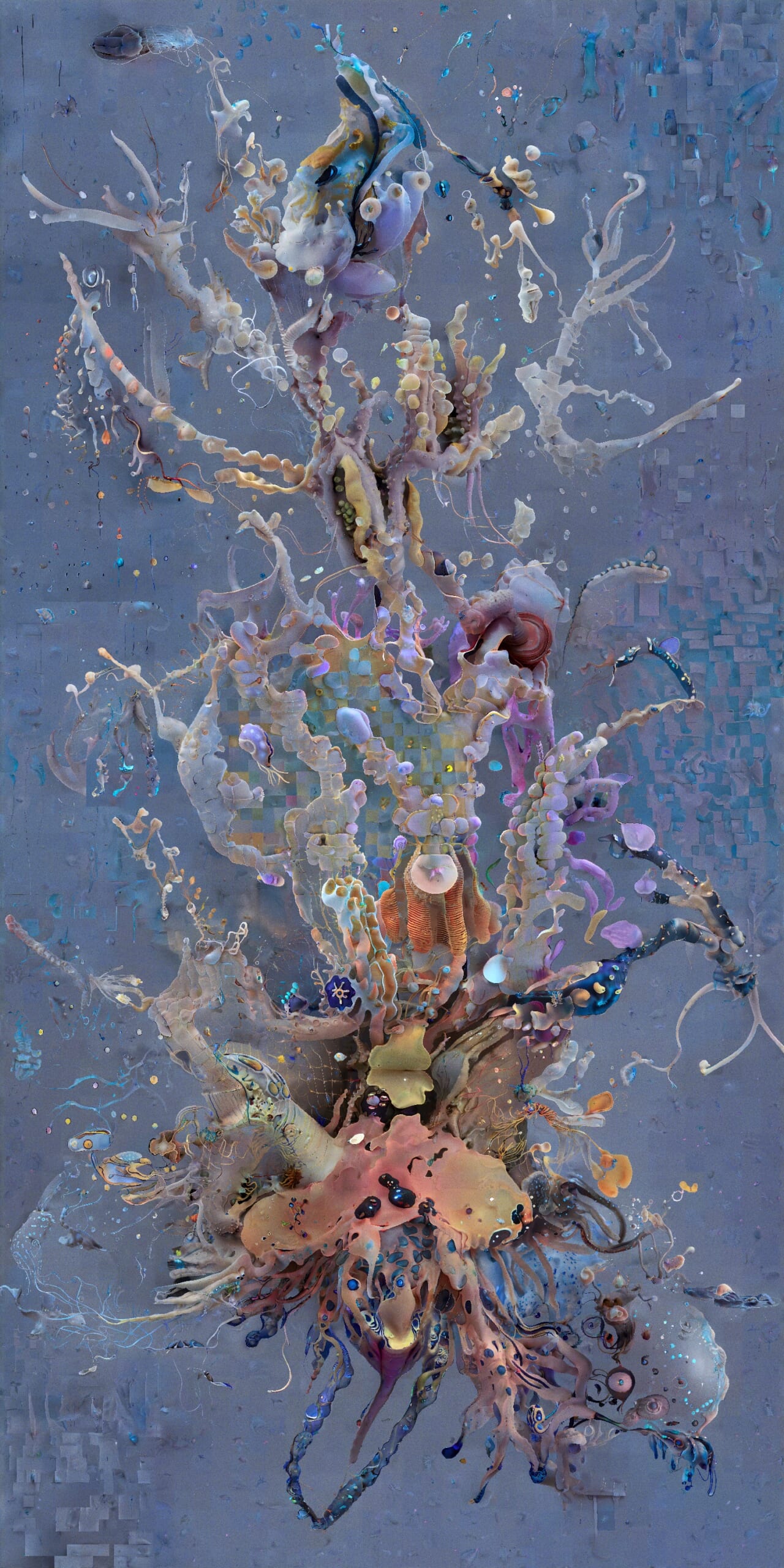 展覧会名:シャネル・ネクサス・ホールで2025/10/4(土)~12/7(日)行われる展覧会「Synthetic Natures もつれあう世界:AIと生命の現在地」