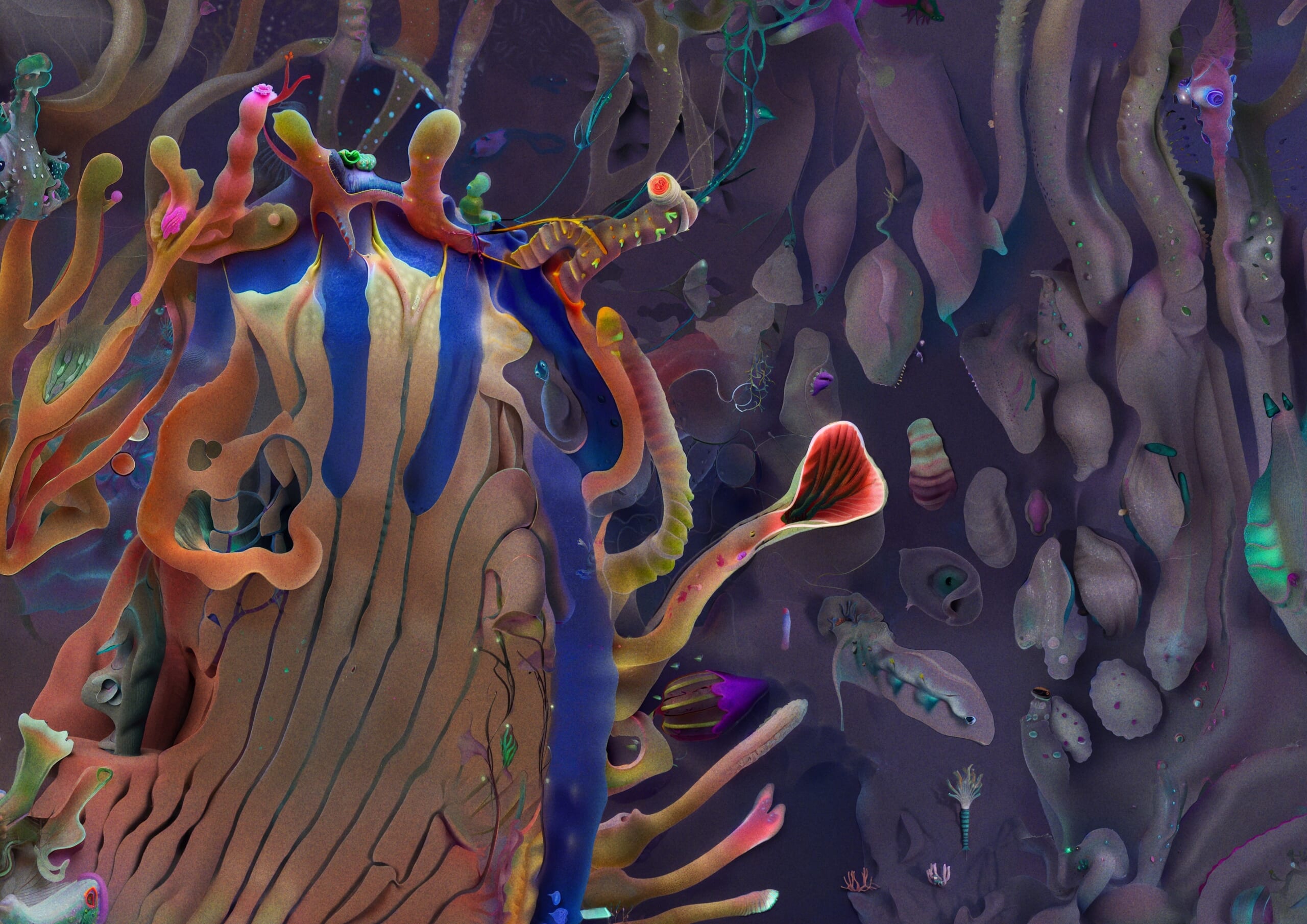 展覧会名:シャネル・ネクサス・ホールで2025/10/4(土)~12/7(日)行われる展覧会「Synthetic Natures もつれあう世界:AIと生命の現在地」