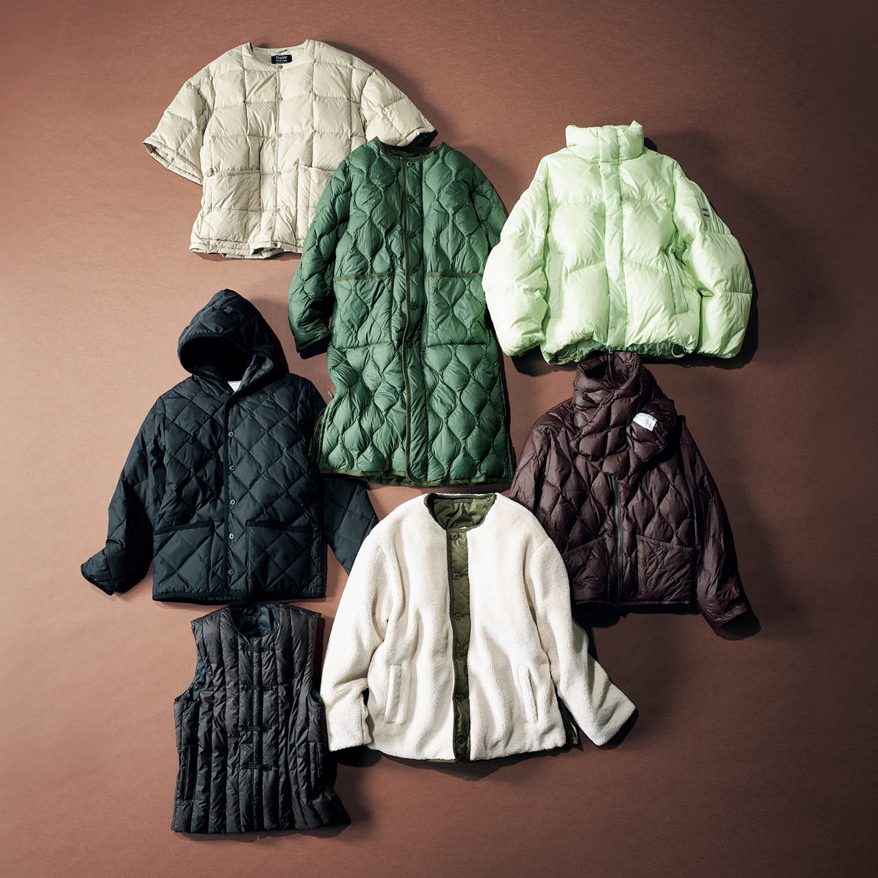 TAIONと人気ブランドとのコラボ別注ダウン