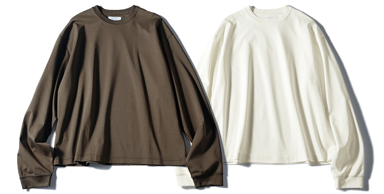 LEE限定 12closet（トゥエルブクローゼット）【洗える】【石上美津江さんコラボ】ボクシーロングスリーブTシャツ