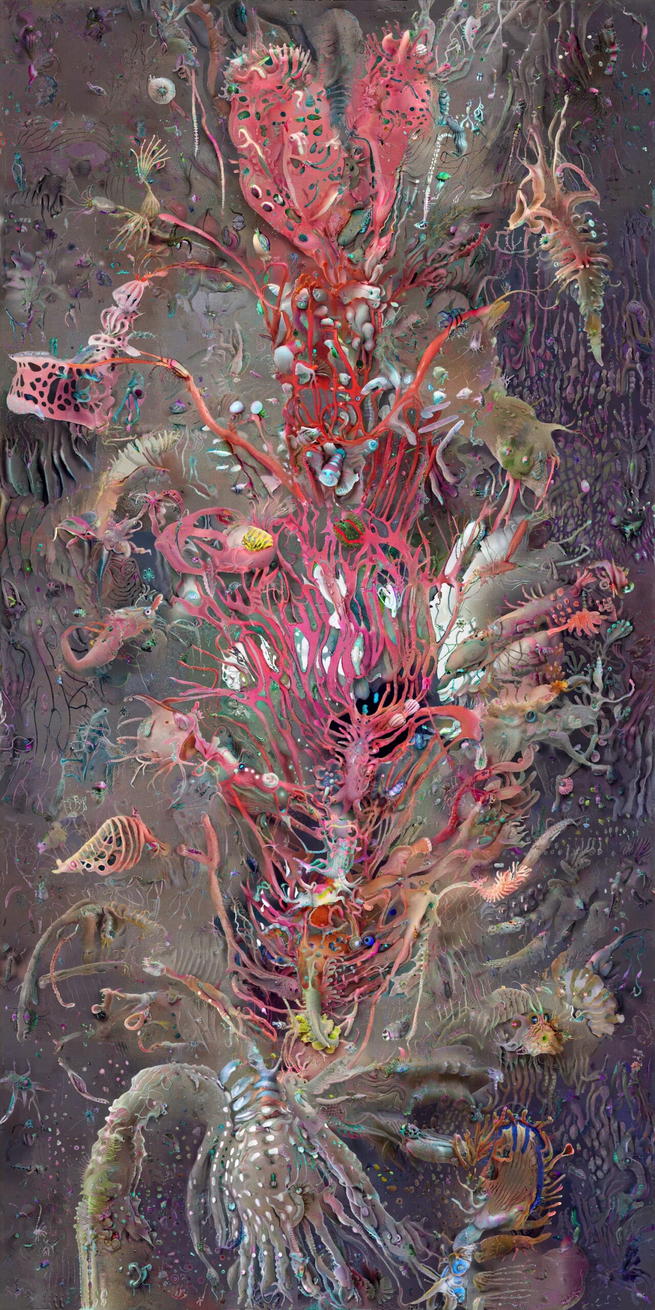 展覧会名:シャネル・ネクサス・ホールで2025/10/4(土)~12/7(日)行われる展覧会「Synthetic Natures もつれあう世界:AIと生命の現在地」