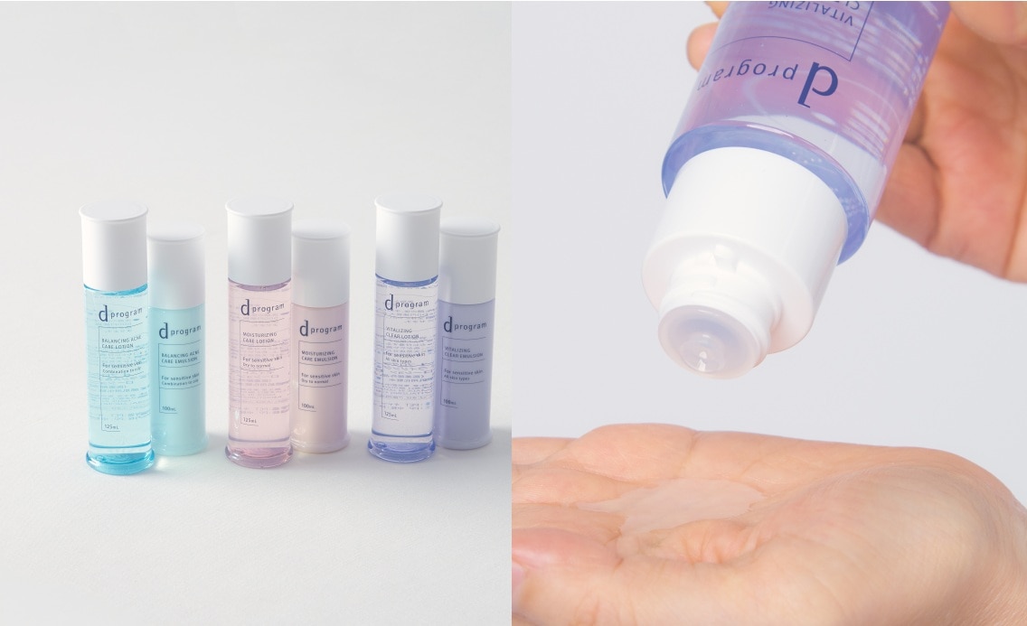 d プログラム／バランス＆アクネケア ローション EX ほか