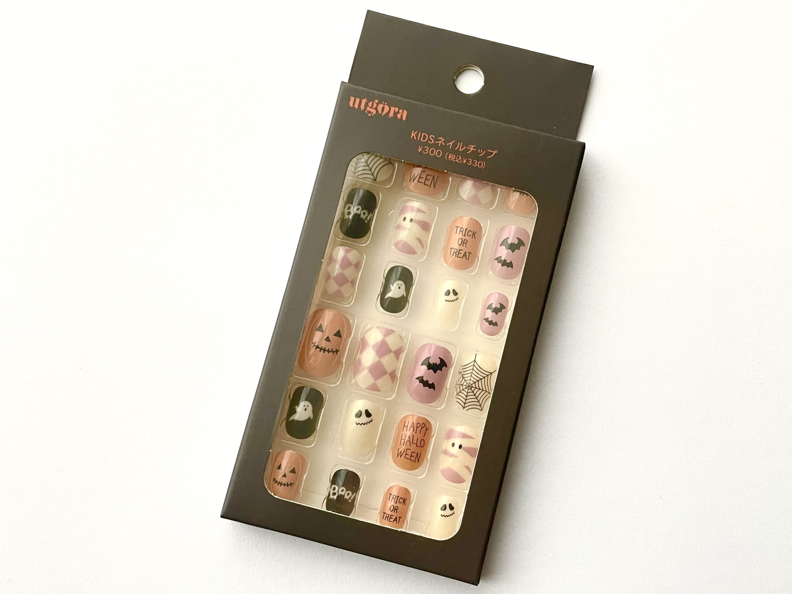スリーコインズ（3COINS）のKIDS用ネイルチップ＜ハロウィン＞