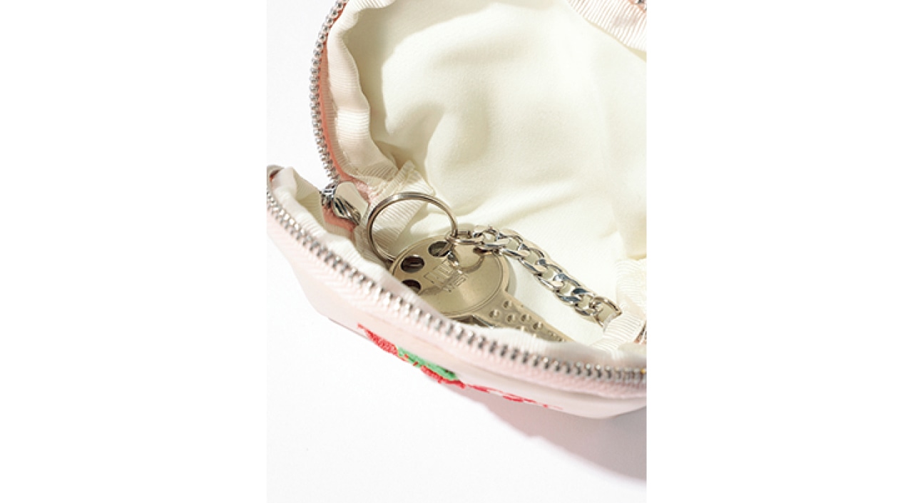 中にはキーリング付き。