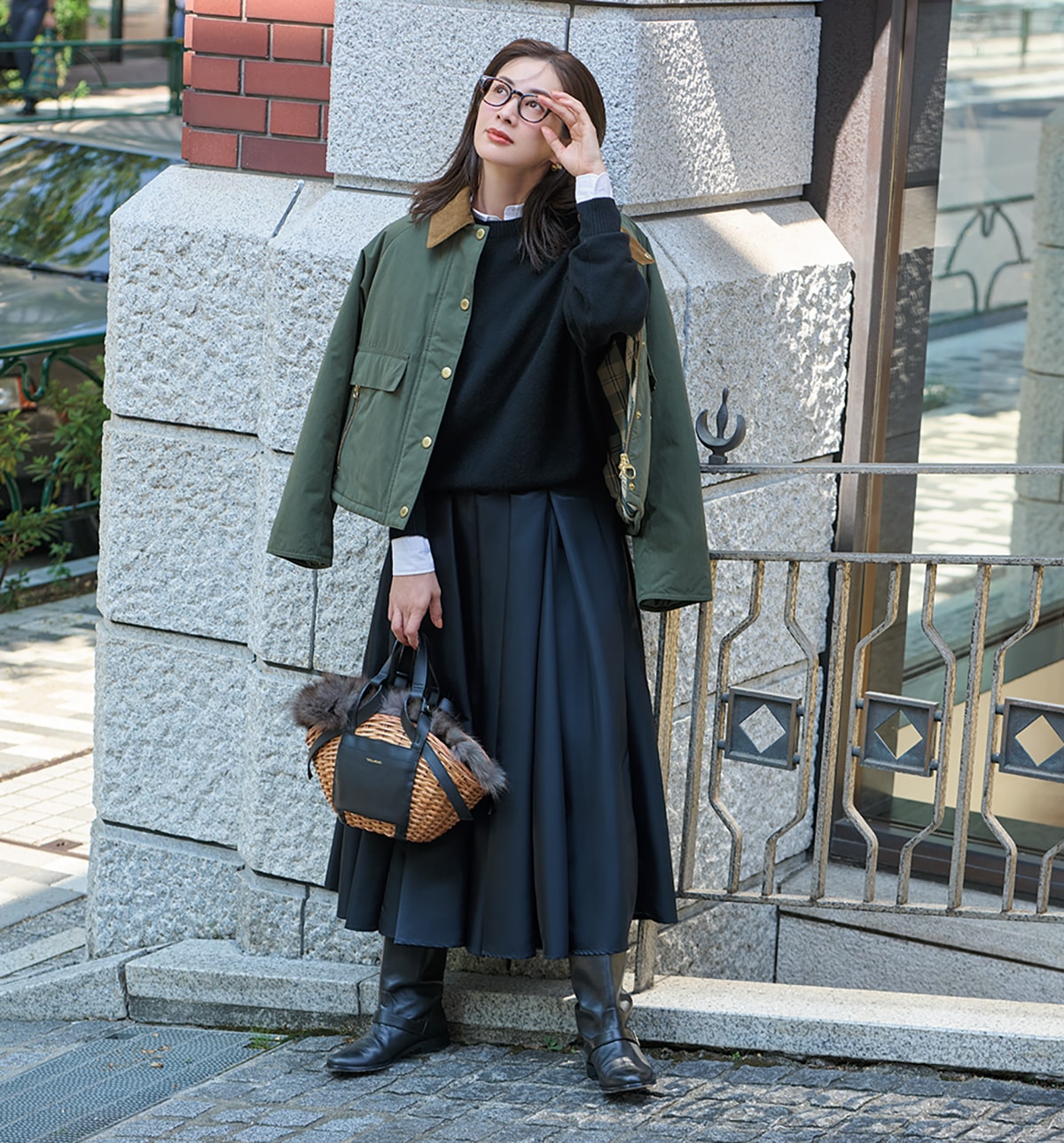 明日なに着る1104　モデル／高垣麗子