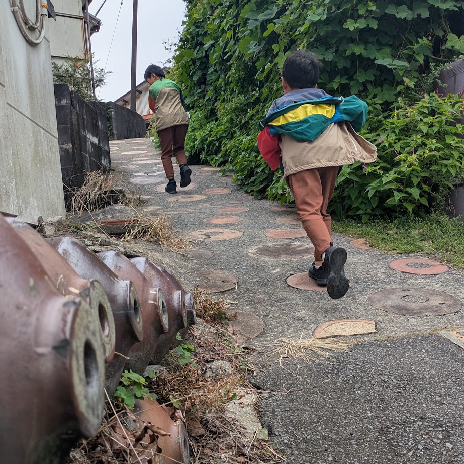 常滑　親子散歩　LEE１００コポ