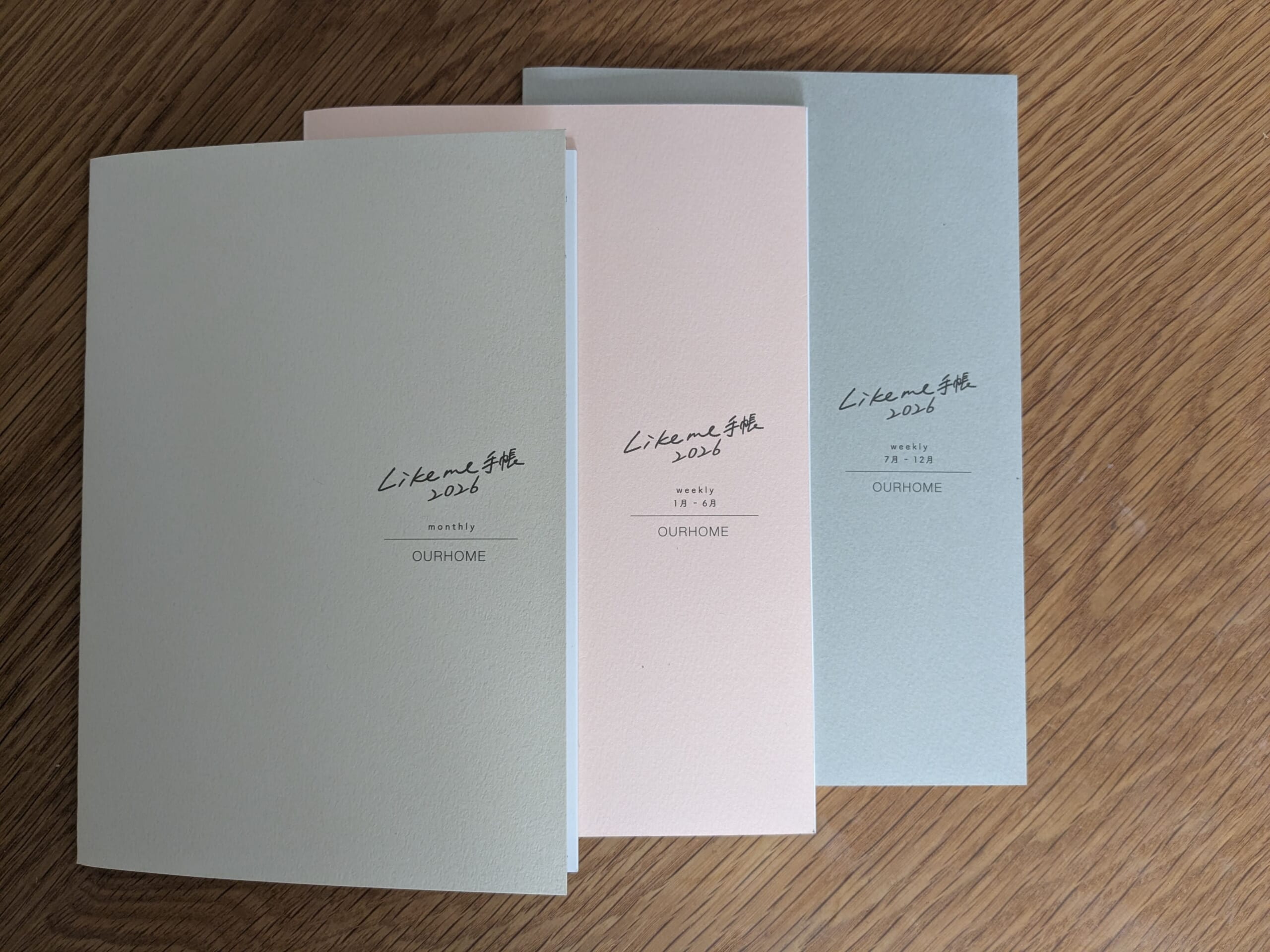 OURHOME　Like Me　手帳