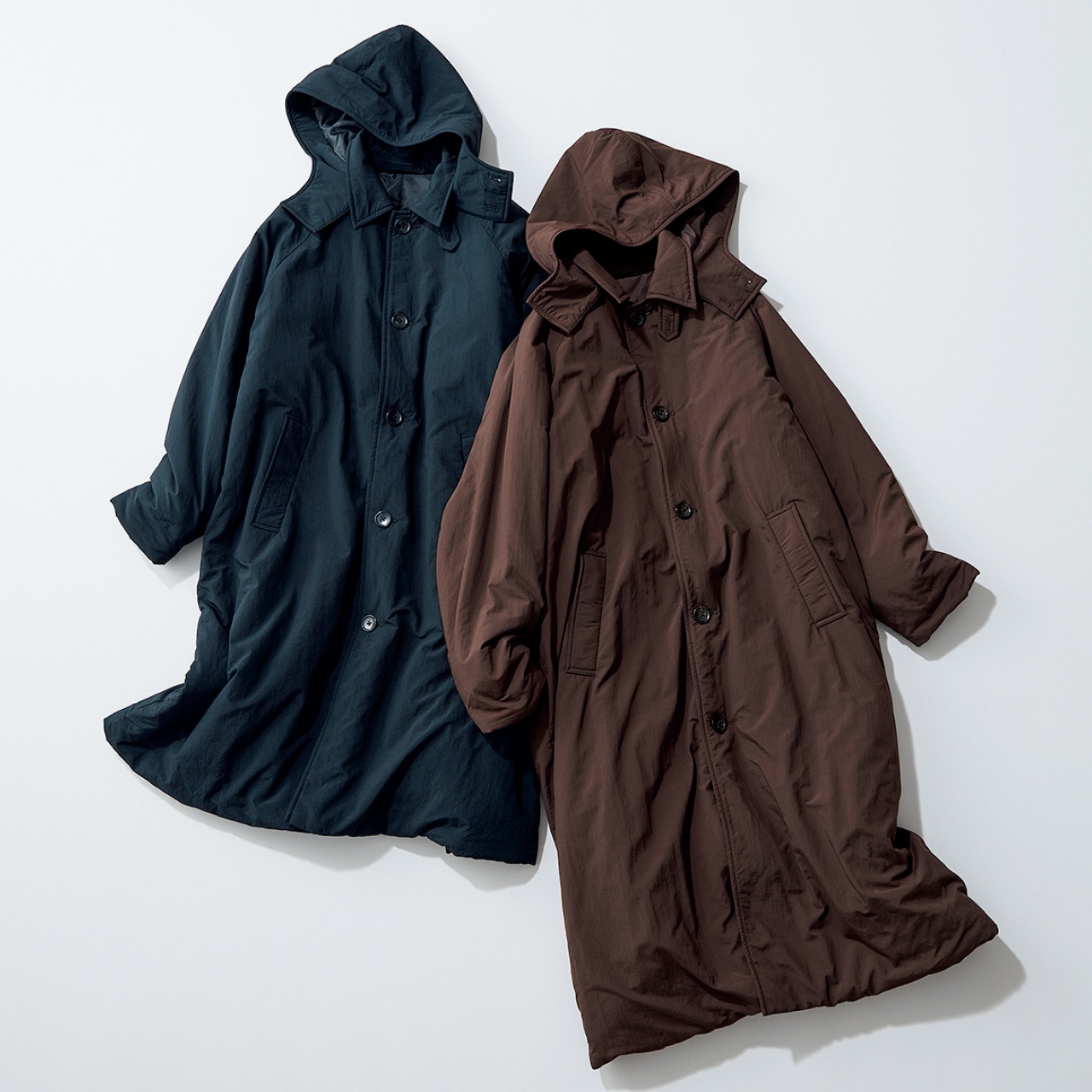 12closet(トゥエルブクローゼット)【洗える】【撥水】【福田麻琴さんコラボ】撥水中綿フーディコート