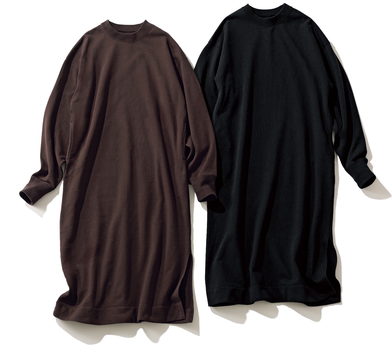 12closet(トゥエルブクローゼット)【洗える】【USAコットン】スウェットワンピース