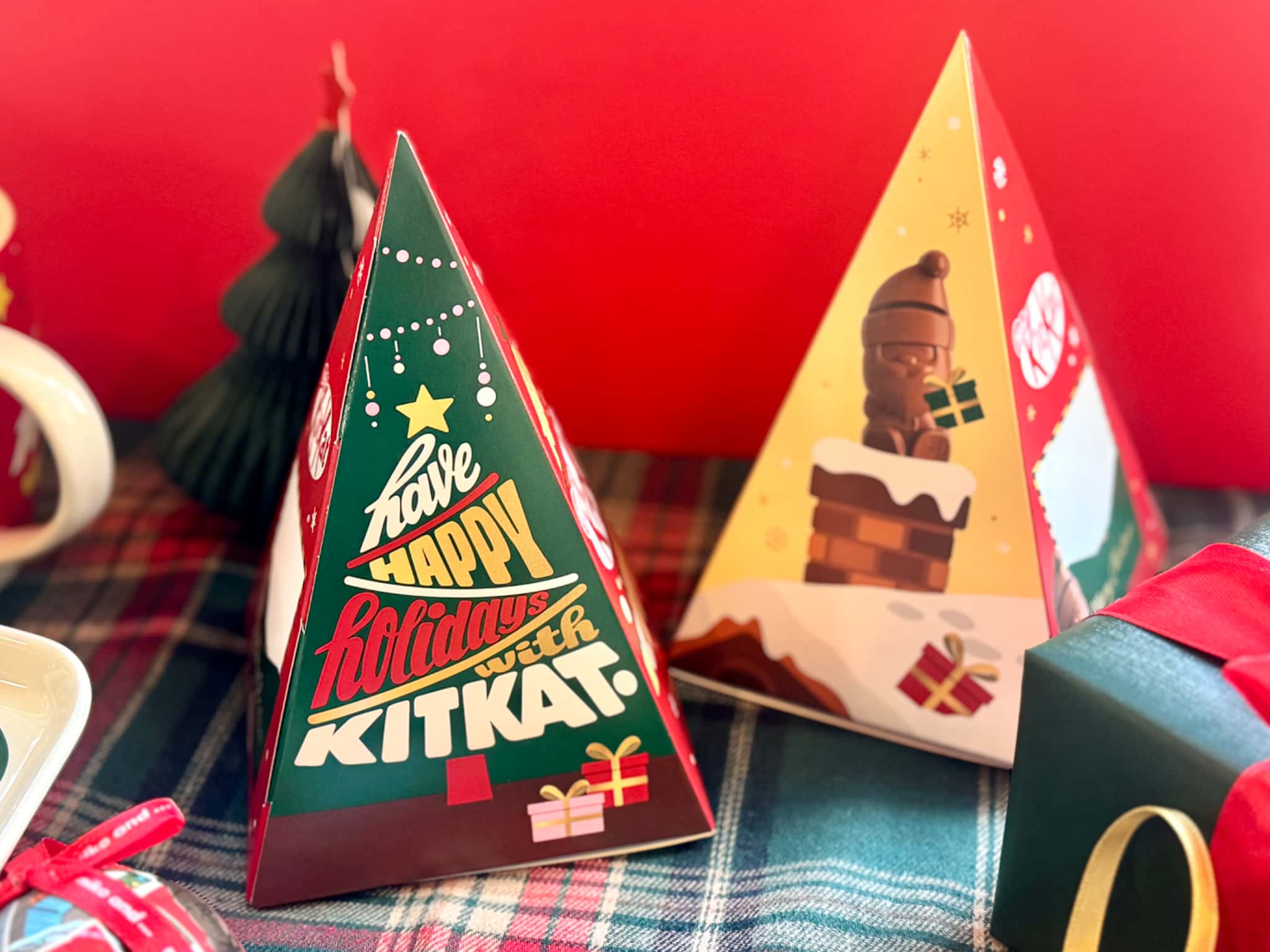 初登場「キットカット ホリデイサンタ ツリーボックス」8個入り ¥1,080