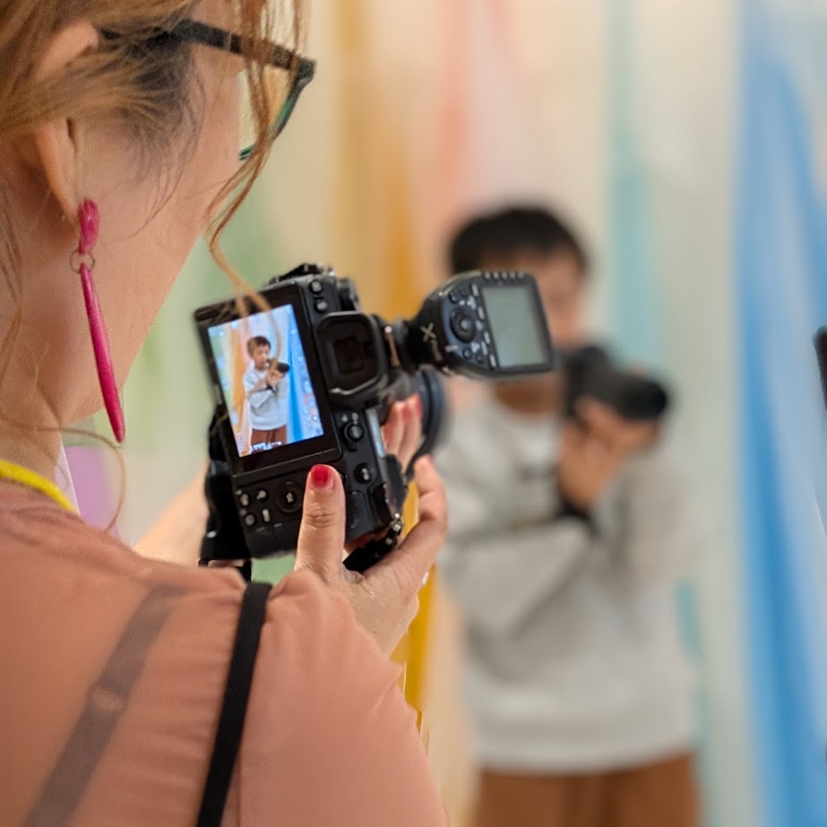 プロカメラマン　LEE１００コポ　キッズカメラマン体験