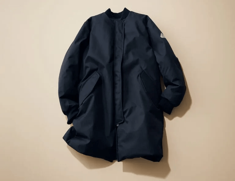 【ピレネックス】長め丈のMA-1ダウン