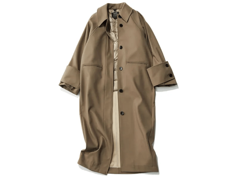 【TAION × ELENDEEK】インナーダウンベスト内蔵のコート