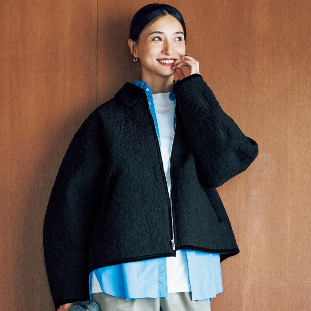 Oblada(オブラダ)FLOWER EMBROIDERY BLOUSON