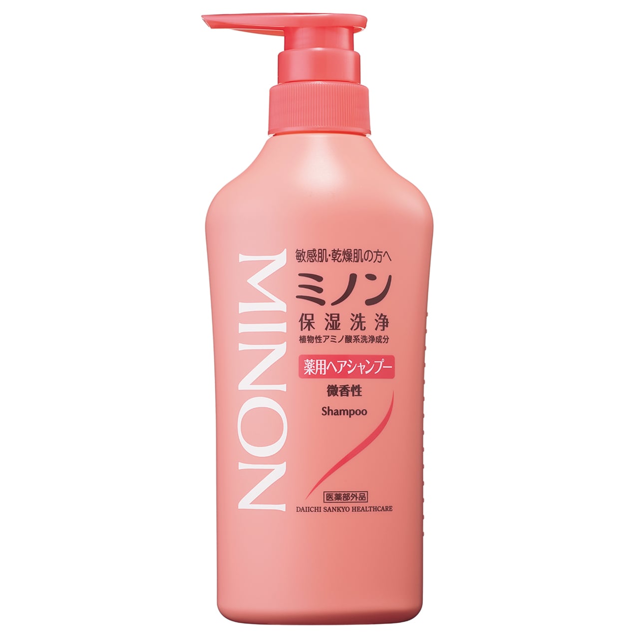 ミノン薬用ヘアシャンプー 450㎖￥1628／第一三共ヘルスケア（医薬部外品）