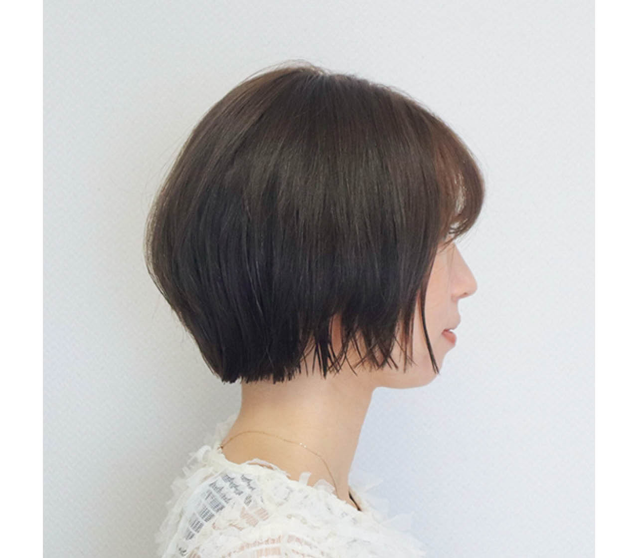 女性らしさが引き立つ！　丸みショートがラクチンです