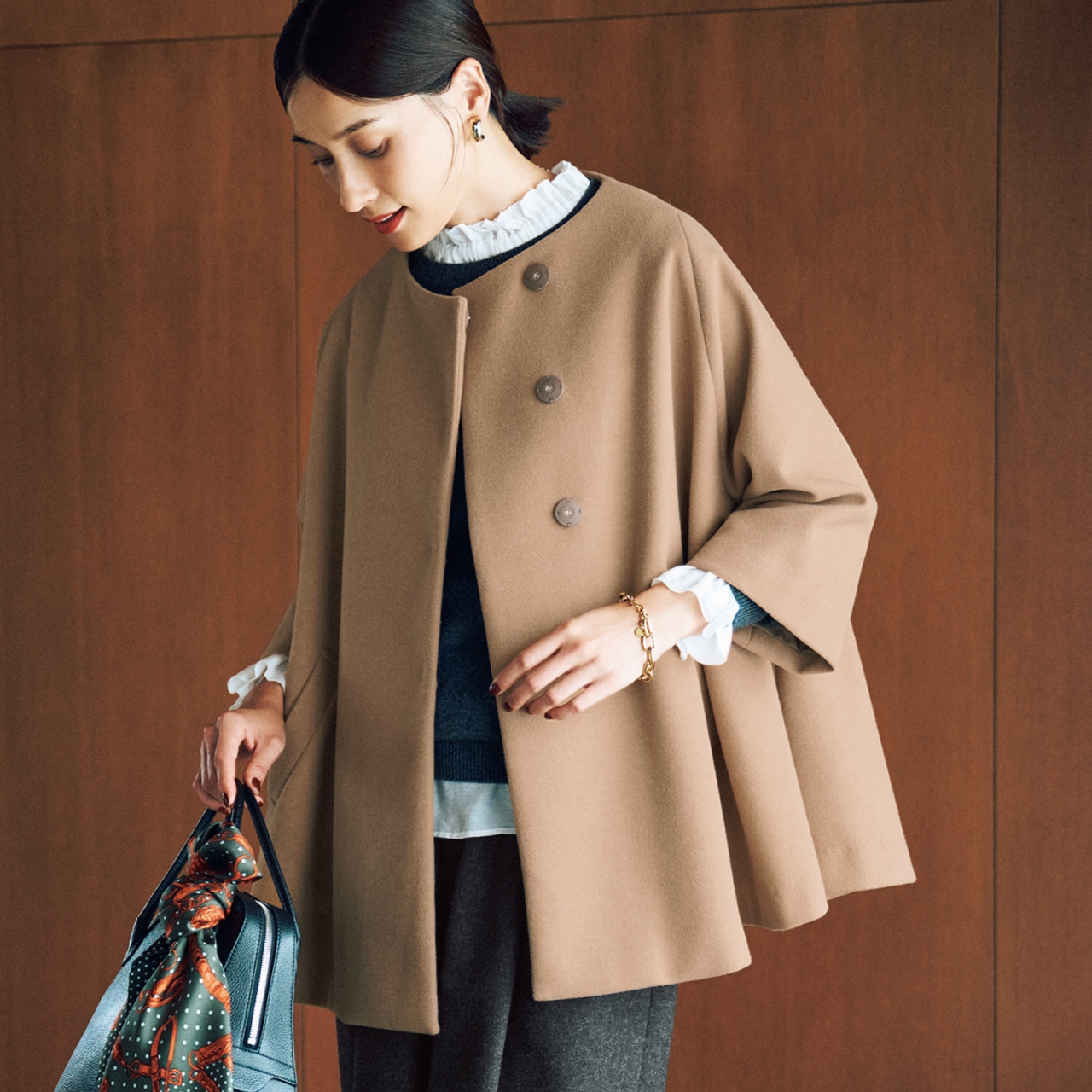 dahl’ia(ダリア)テントハーフコート