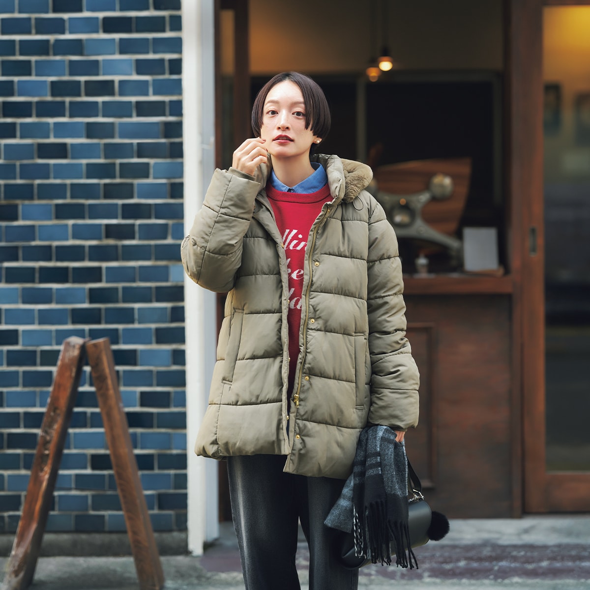 プレセールにて【Curensology】リネンサスペンダースカートを | LEE