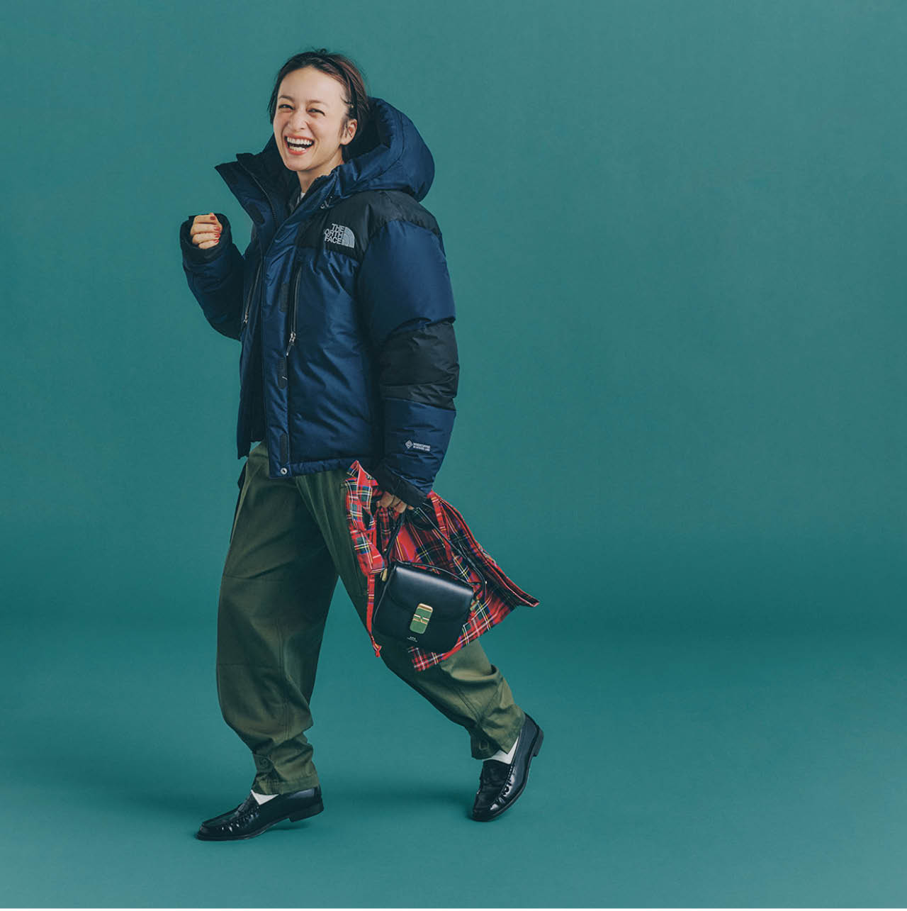 高山 都さんとTHE NORTH FACE［ ザ・ノース・フェイス ］のSHORT BALTORO LIGHT JACKET