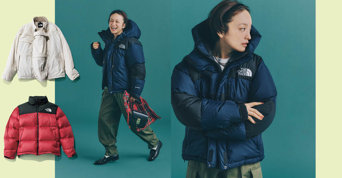 高山 都さんとTHE NORTH FACE［ ザ・ノース・フェイス ］のダウン