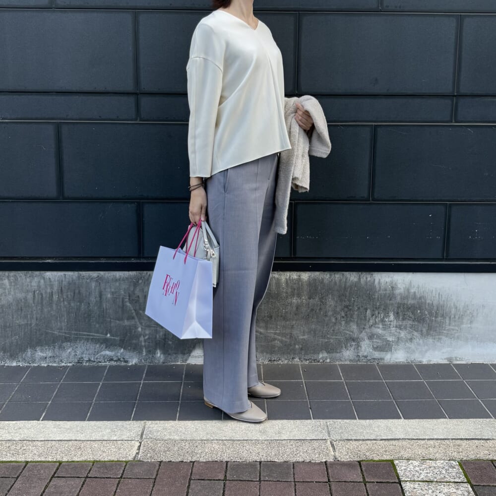 ウォームリザーブパンツ plst プラステ PLST コーデ ブログ アラフォー