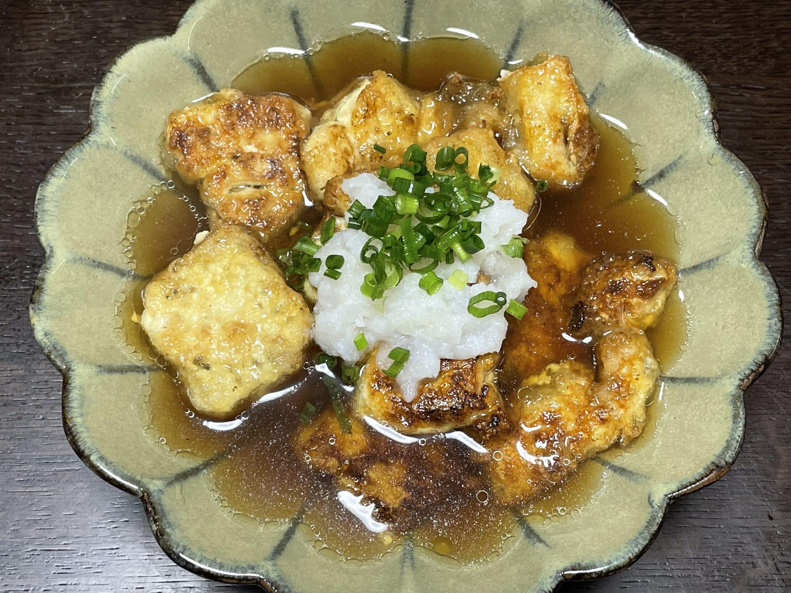 コウケンテツさんのレシピ「揚げ出し風豆腐うどん」を、うどんナシで40代主婦が作ってみた写真