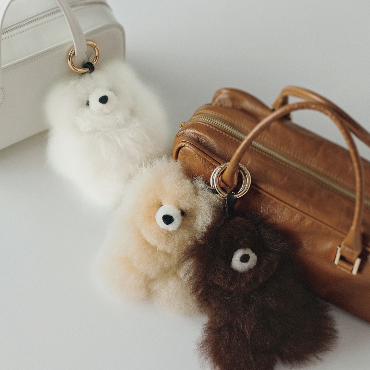 COSY（コージー）Small Bear Baby Alpaca Key ring
