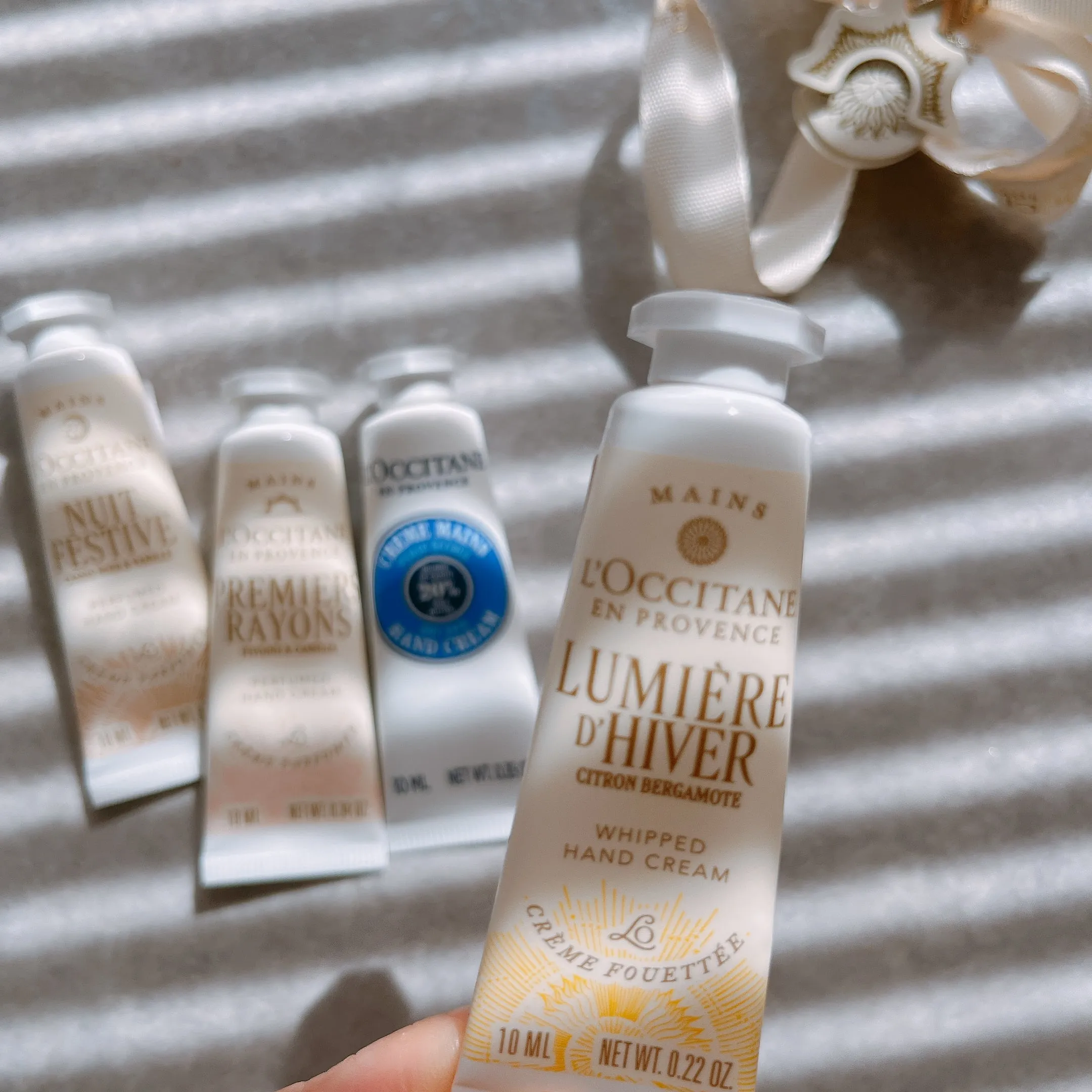 ロクシタン「ルミエール ディベール ホイップハンドクリーム」