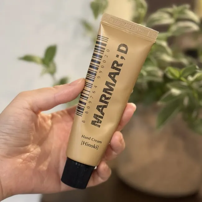 マルマルディ「ハンドクリーム ヒノキ」商品